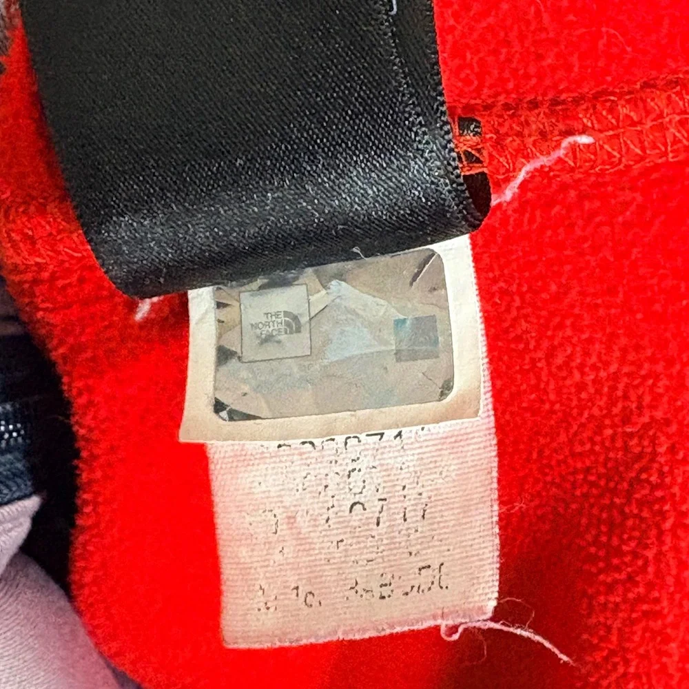 The‎ North Face Men's Red Full Zip Softshell Jacket Mock Neck Medium Gorpcore